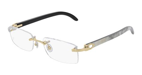 cartier clear lens glasses